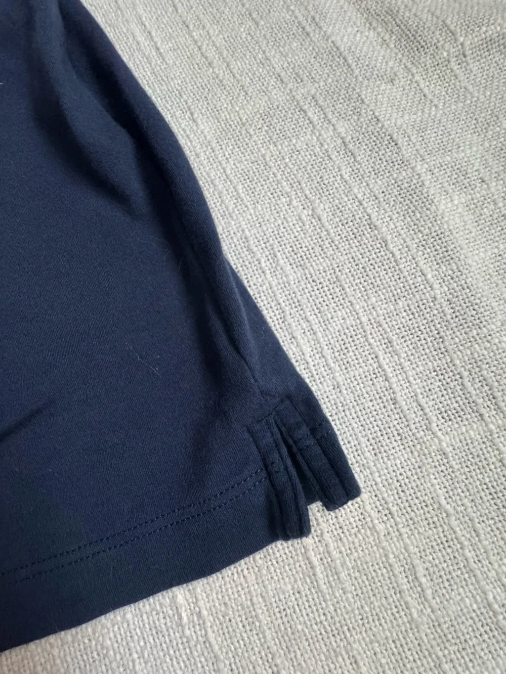 Banana Republic Men's Shirt Navy Long-Sleeve Polo 100% Cotton SZ XL